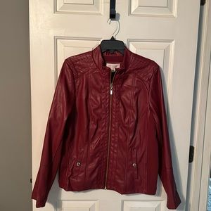 Philosophy Faux Leather Jacket XL